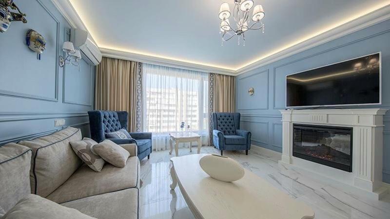 Роскошная 3К Квартира 120М2 На Набережной В Жк Obolon Residentsic 키예프 외부 사진